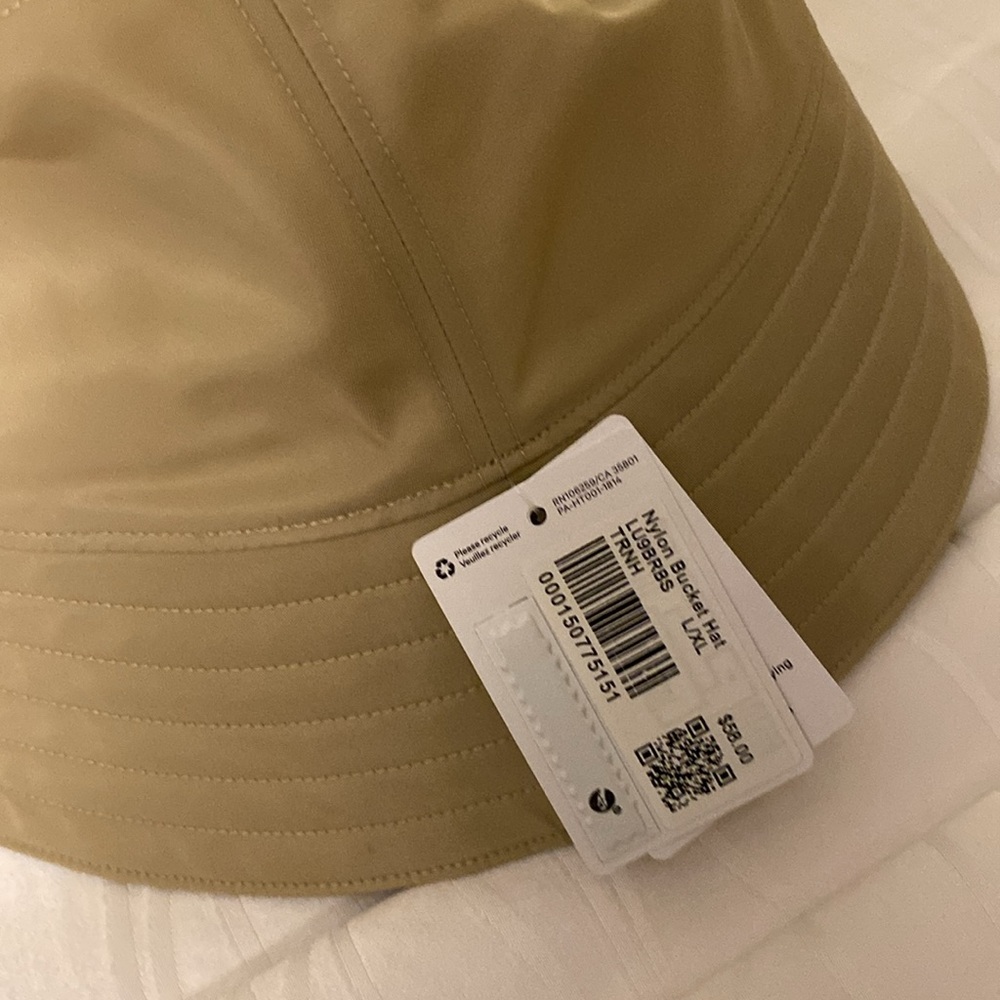 LULULEMON nylon bucket hat beige NWT - Picture 8 of 9